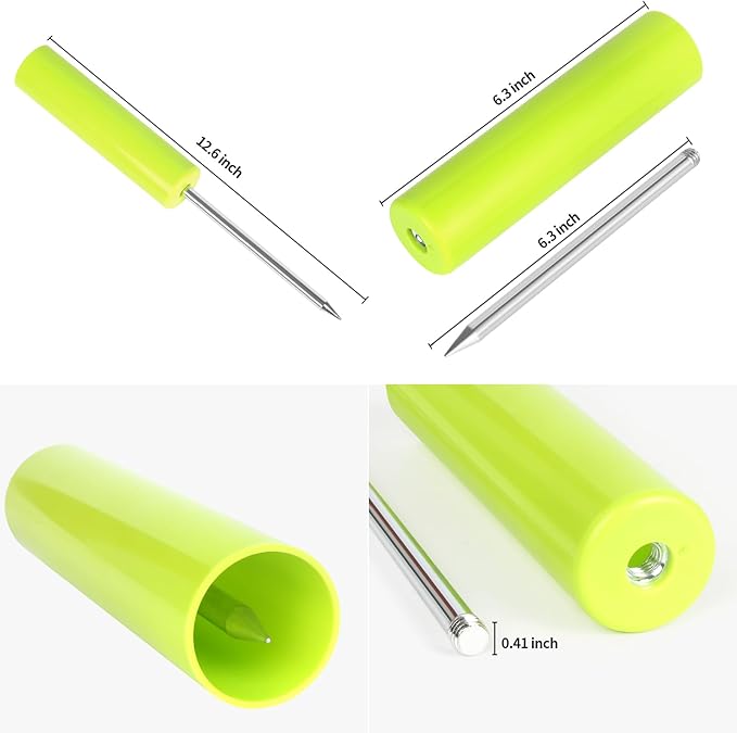 Fishing Rod Holder for Ground: 6pcs Extendable Telescopic Fishing Pole Holders for Bank Ground Sand with 12 Alarm Bells