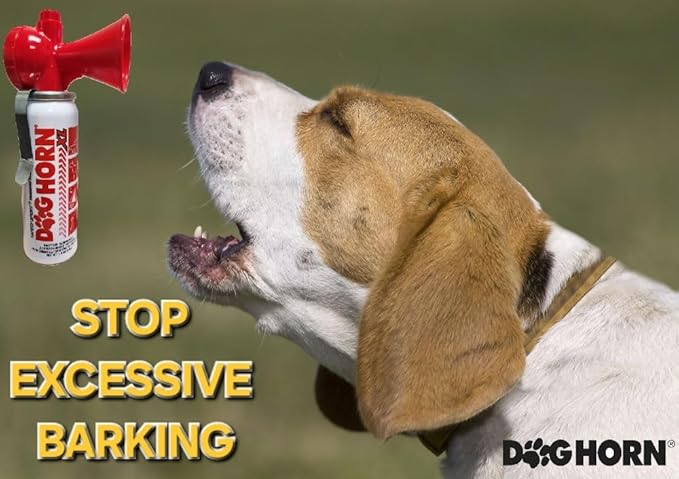 Dog Horn XL – The Original Air Horn for Dogs! Stop Attacks! Scare Coyotes Bear & Wild Animals! Effective Training Tool & Outdoor Safety Alarm for Hiking, Biking, Camping, Boating, & More!