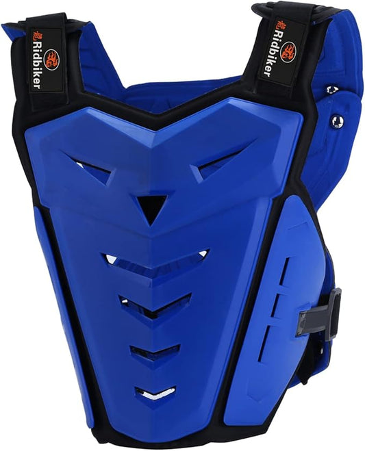 Motorcycle Body Armor Vest Dirt Bike Gear, Chest Protector Motocross Gear Motorcycle Chest Back Protector for Men Mountain Bike Protective Gear MTB Racing Off-Road