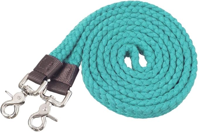 Tough 1 Flat Cotton Roping Reins 7ft