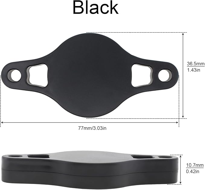 AirTag Bike Mount, Hidden Anti-Theft Bicycle Holder, Waterproof Under Bottle Cage, Anti-Tamper Tracker Case for Road Mountain E-Bike, 26g Thin GPS Tracker Holder