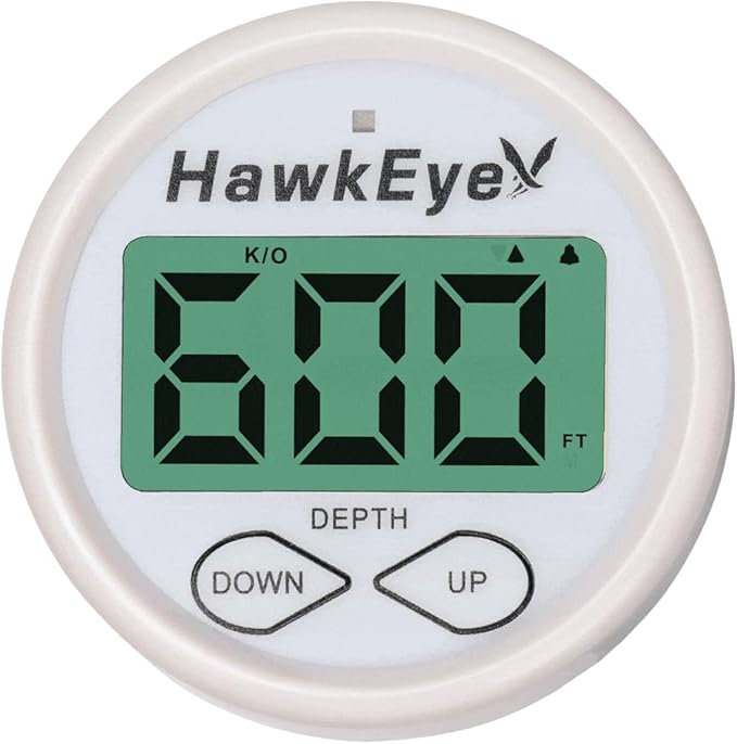 DepthTrax 2B Boat Mount in Dash Digital Depth Finder