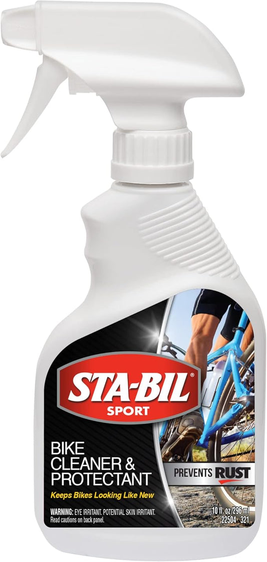 STA-BIL SPORT Bike Cleaner & Protectant – Cleans and Shines – Safe for All Bicycles – Superior UV Protection – Easy Application – 10oz (22504CSR)