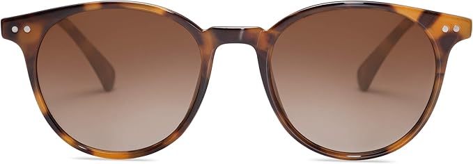 SOJOS 小さめ 丸型 クラシック 偏光サングラス レディース メンズ ヴィンテージスタイル UV400レンズ MAY SJ2113