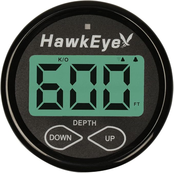 DepthTrax 2B Boat Mount in Dash Digital Depth Finder