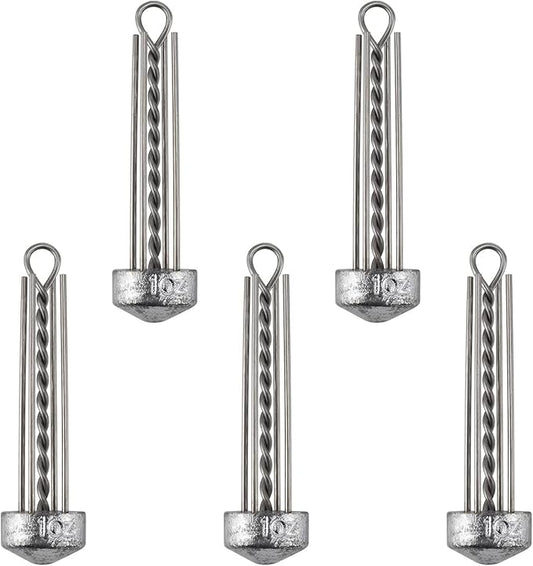 Dr.Fish 5 Pack Spider Surf Fishing Weight Sputnik Sinker 1oz-8oz Saltwater Beach Casting Sea Bottom Holder