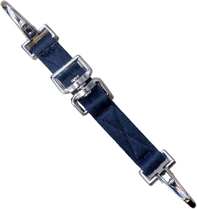Double Buckle Swivel Lunging Chin Strap, Lunging Strap for Horse Lunge Line，Lunge Strap with Solid Hardware, Lunging Aid for Horse Training, Improve Control and Performance