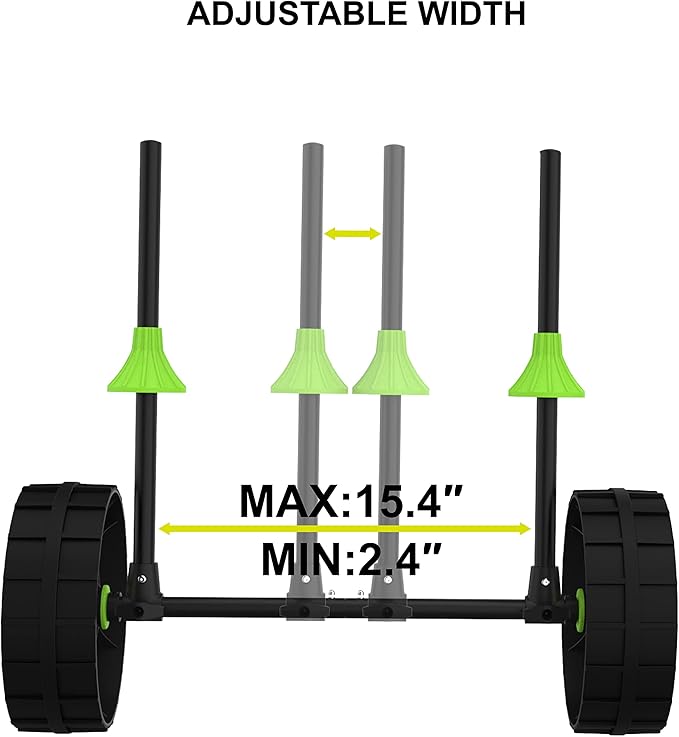 FDB Folding Kayak Canoe Boat Carrier Dolly Trailer Tote Trolley Transport Cart Wheel, Strong Load Capacity, Suitable for Kinds of Kayaks and Canoe