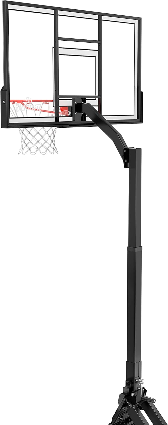 Spalding Momentous EZ Assembly Portable Adjustable Outdoor Basketball Hoop – Assembles in 30 Minutes or Less