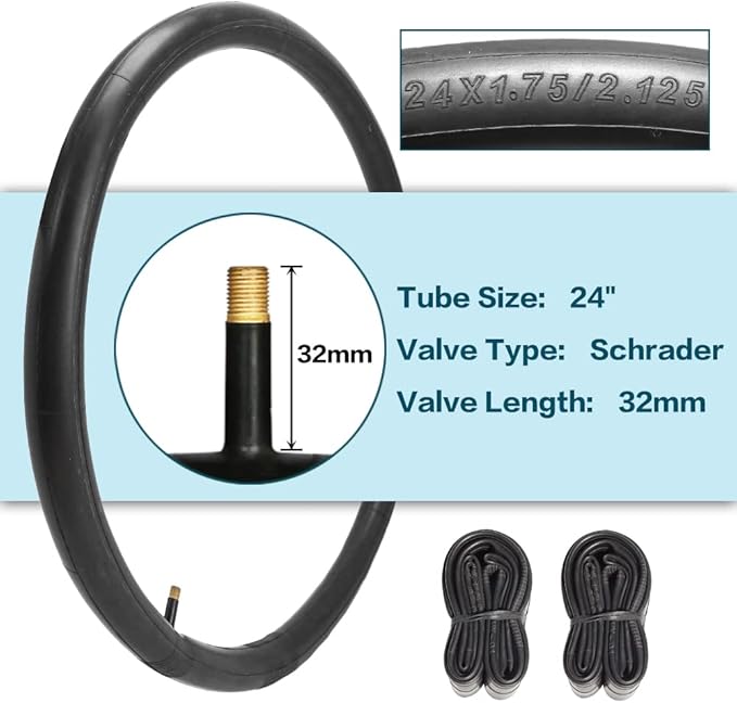 2 Pack Bike Tire 24 26 27.5 X 1.95 27.5 29 X 2.125 Inch Folding Replacement Bike Tire with Tire Levers Foldable Bead Wire Bicycle Tire for Mountain Bike
