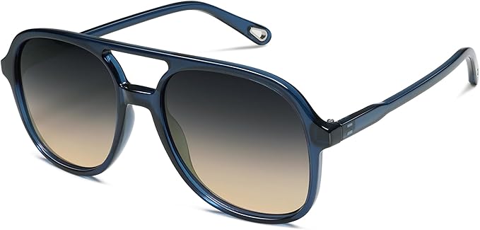 SOJOS Retro Polarized Aviator Sunglasses Womens Mens Classic 70s 80s Vintage Trendy Square Aviators SJ2174