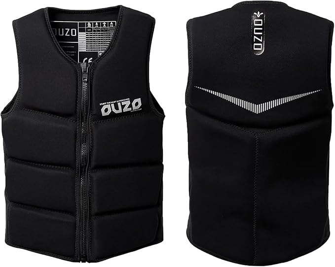 WYYHAA Mens Neoprene Wakesurf Impact Vest, Designed for Wake Surf and Skimboard, Great for Boating Rafting Surfing All Other Watersports Activities
