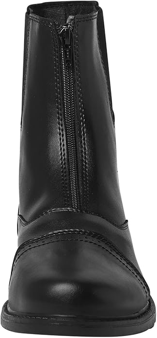 TuffRider Men’s Starter Front Zip Paddock Boots | Durable, Easy to Clean Water-Resistant Horse Riding Boots for Men