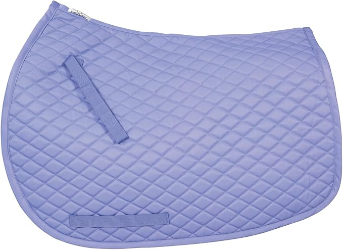 TuffRider Basic All Purpose Horse Riding Saddle Pad | Wither Relief Brushed Underside for Training and Competition