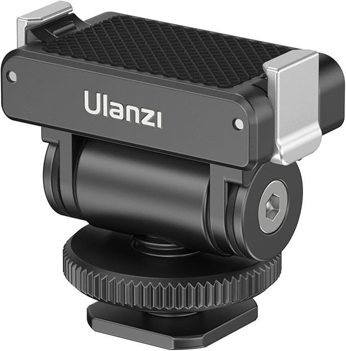 ULANZI CA22 Magnetic Cold Shoe Adapter Mount with 180° Tilt, Quick Release Action Camera Hot Shoe, Compatible with DJI Osmo 360 Pocket 3/4, Action 6 5 4 3 2 Pro, Insta360 X5 GO Ace Pro