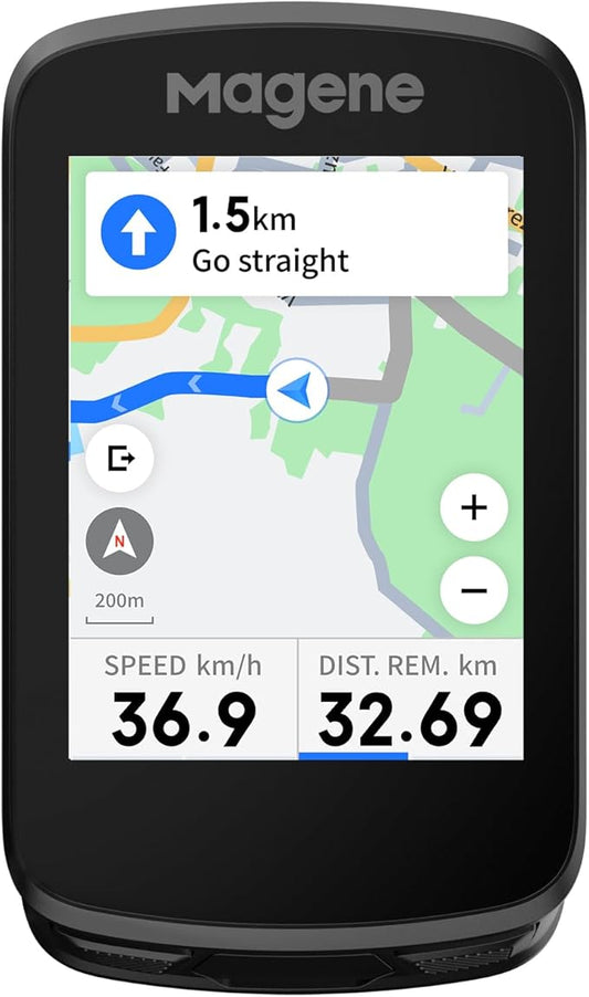 Magene C506 GPS Bike Computer - 2.4" Color Touchscreen, Smart Navigation, Fast WiFi & Bluetooth, Riding Assistant Wireless, Indoor Cycling & Training