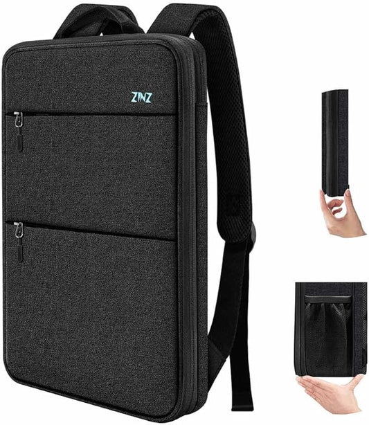 ZINZ Slim & Expandable Laptop Backpack 15 15.6 16 Inch Sleeve, Spill-Resistant Notebooks Bag Case for Most 14-16 Inch MacBooks Surface-Books Dell HP Lenovo Asus Computers,B04K01