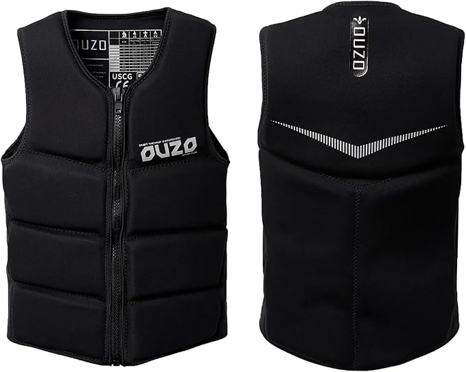 WYYHAA Mens Neoprene Wakesurf Impact Vest, Designed for Wake Surf and Skimboard, Great for Boating Rafting Surfing All Other Watersports Activities