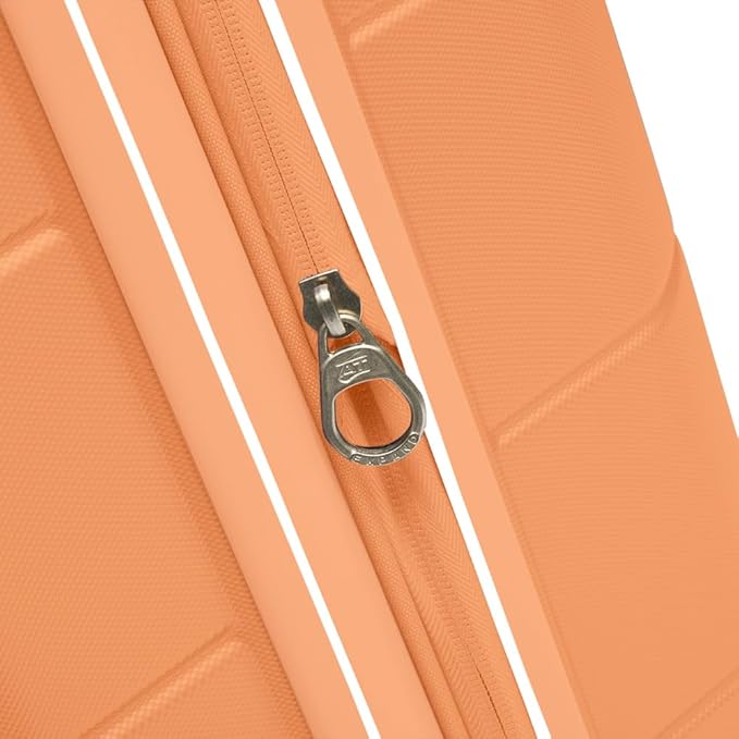 American Tourister Stratum 2.0 拡張可能ハードサイド荷物 スピナーホイール付き、24インチ チェックイン-M、パパイヤ
