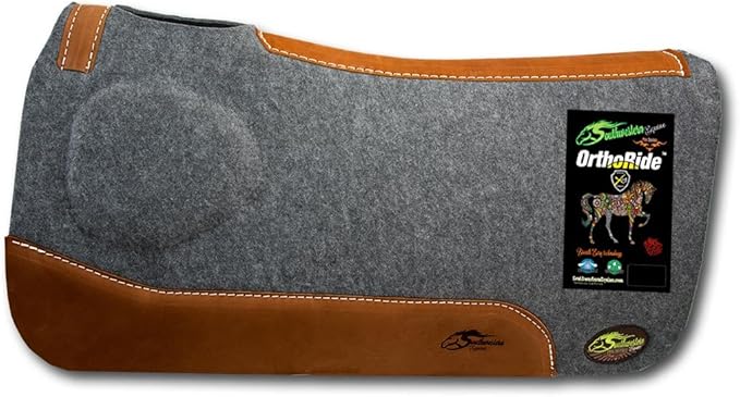 Southwestern Equine OrthoRide Correction Saddle Pad Western Saddle Pads - Made in USA
