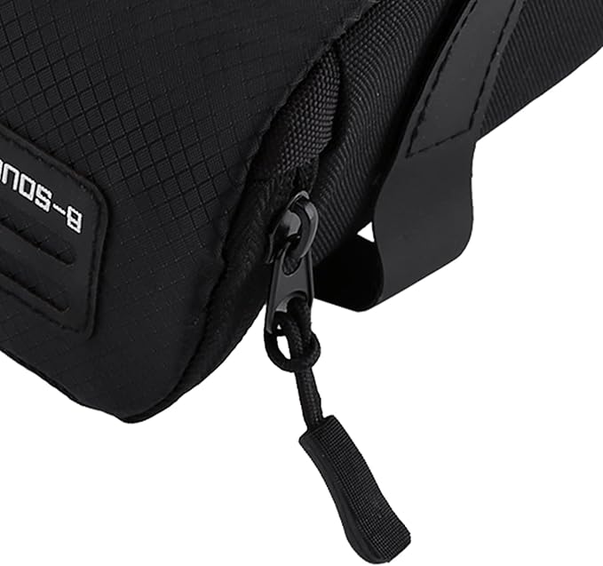 Milltrip Bike Saddle Bag, B Soul Super Light Bike Rear Saddle Cycling Seat Bag Tail Pouch Package Under seat Storage Bag (Black)