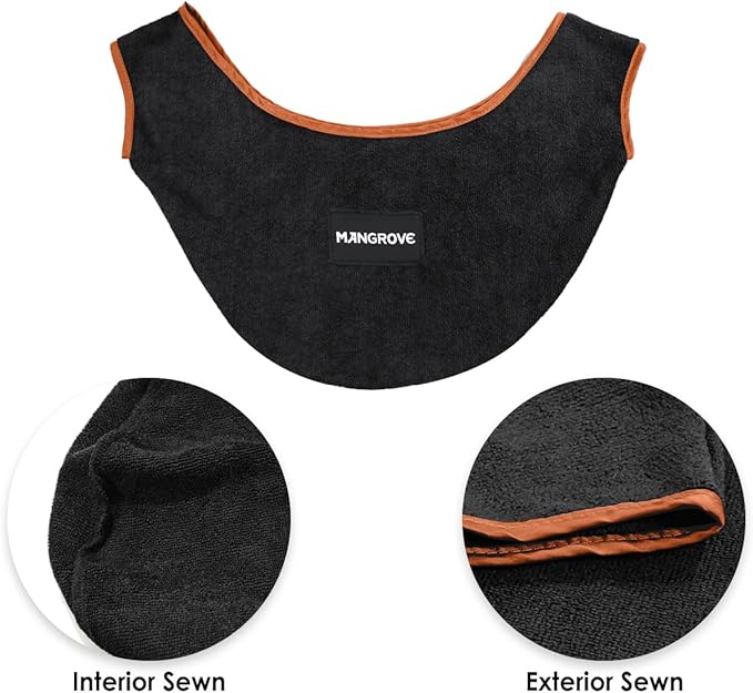 Mangrove ボーリングボールポリッシャー、ボウラー用マイクロファイバーボーリングタオルシーソー、大型洗濯可能ボーリングシャミーシーソー、ボールクリーナーホルダーバッグ