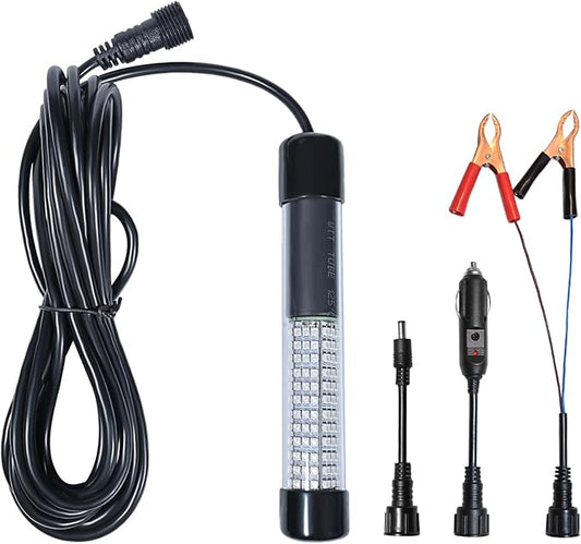 SAMDO IP68 12V LED水中集魚灯 1080ルーメン 釣り用集魚灯 常夜灯 10.8W