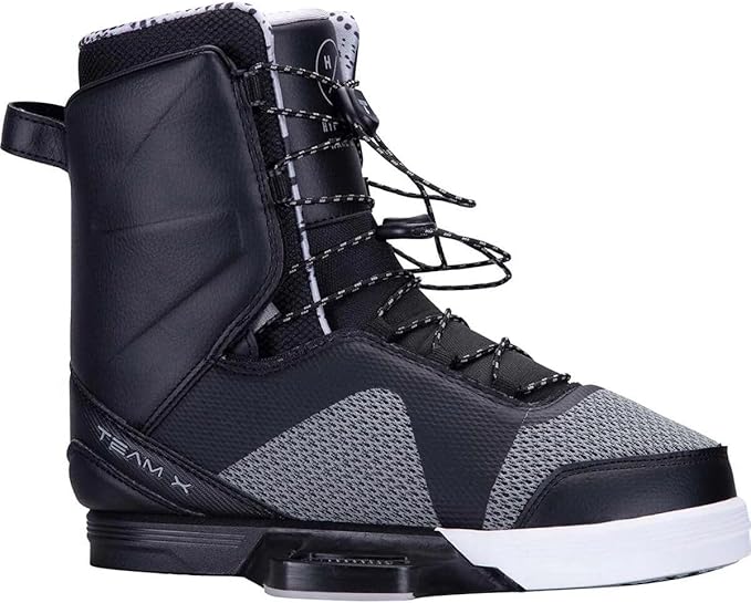 Hyperlite Team X Mens Wakeboard Bindings Black/Grey (9-10)