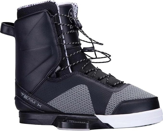 Hyperlite Team X メンズ ウェイクボード ビンディング ブラック/グレー (9-10)