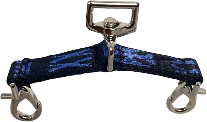 Double Buckle Swivel Lunging Chin Strap, Lunging Strap for Horse Lunge Line，Lunge Strap with Solid Hardware, Lunging Aid for Horse Training, Improve Control and Performance