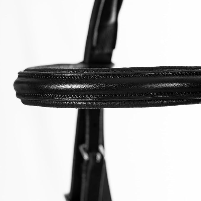 Equinavia Saga Padded Cavesson Dressage Bridle with Reins and Removable Flash