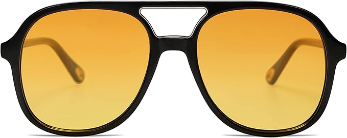 SOJOS Retro Polarized Aviator Sunglasses Womens Mens Classic 70s 80s Vintage Trendy Square Aviators SJ2174