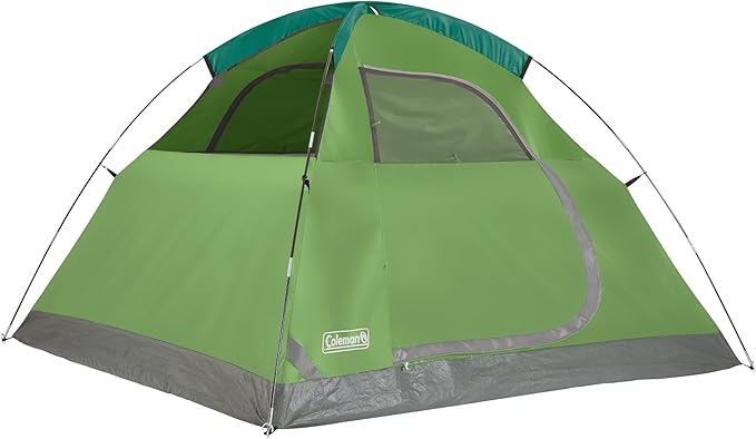 Coleman Sundome キャンプテント レインフライ付き、2/3/4/6人用、10分で設営、キャンプ、フェスティバル、裏庭、お泊り会などに最適な耐候性シェルター