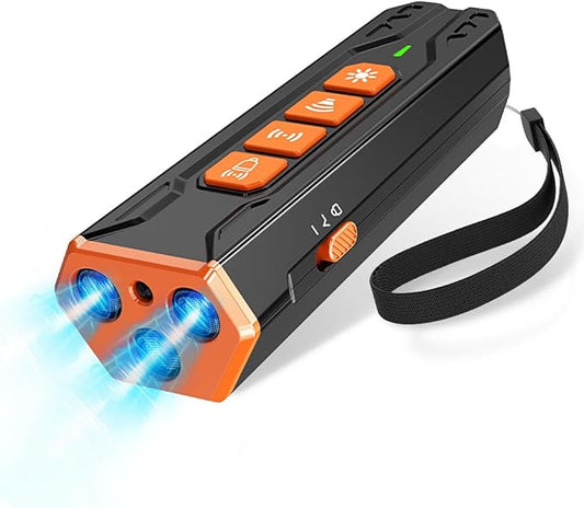 2025 Upgraded Dog Bark Deterrent Device - Anti Barking Devices for Dogs, Indoor Outdoor Use Rechargeable, Safe for Dogs & Humans, Portable No More Barks Ultrasonic Dog Training Device