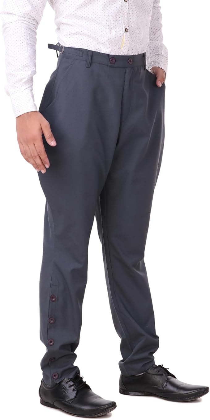 ThePirateDressing Steampunk Victorian Cosplay Costume Mens Archibald Jodhpur Pants Trousers