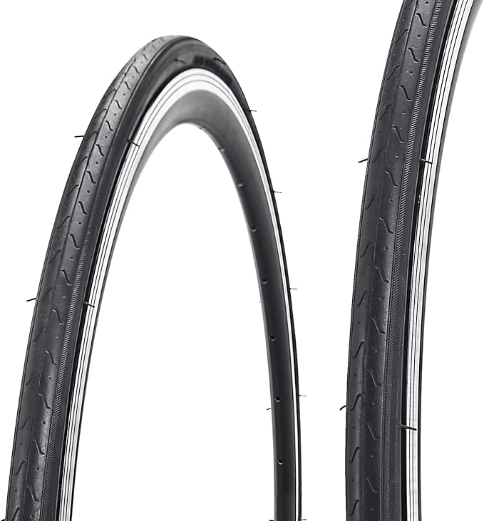 1 or 2 Pack 700X23C/25C/28C/35C Road Bike Tires with or Without 2 Inner Tubes Presta Valve and 2 levers for City Commuter Road Pavement Garden Trail Bike Tires