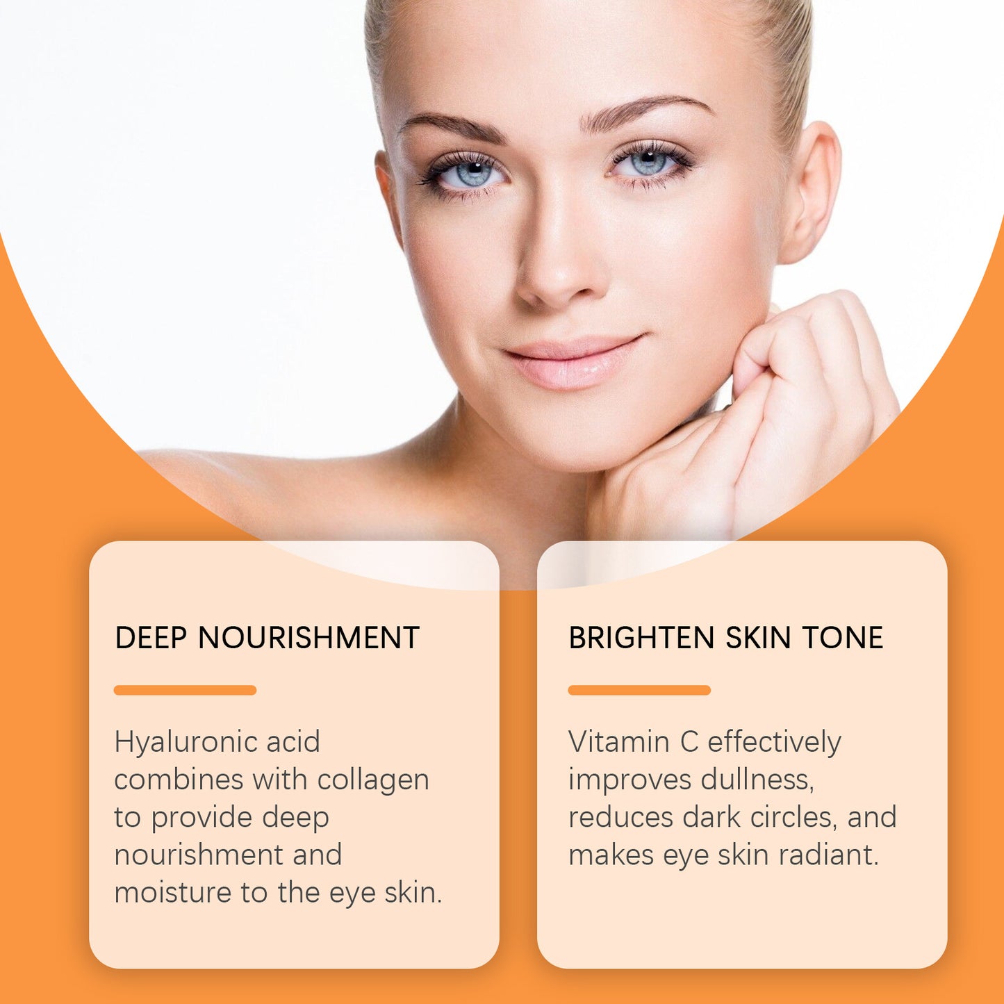 EELHOE Vitamin C Under-Eye Patch Eye Bag Care Cools And Moisturizes The Skin Around The Eyes