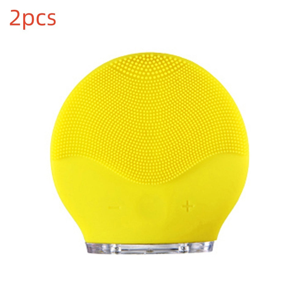 Electric waterproof silicone cleansing instrument