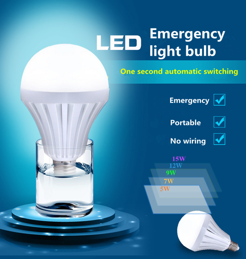 LED Smart Emergency Bulb - Energy Saving Light