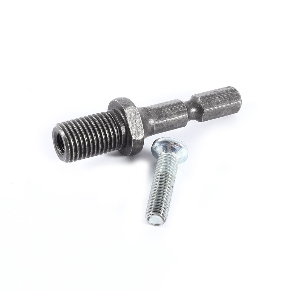 Electric Hammer Drill Chuck Hex Shank Adapter Thread 3/8"-24UNF with Screw