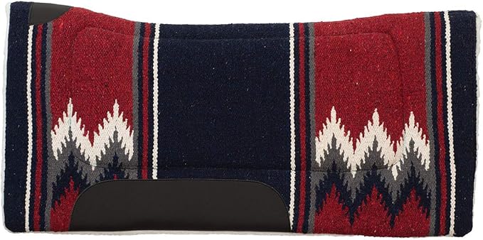 Weaver EquineWeaver Leather Fleece Lined Acrylic Saddle Pad, 32" x 32", Blue