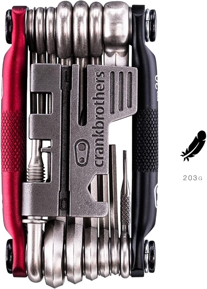 Crankbrothers Multi Tool M 20 Matte Black Red