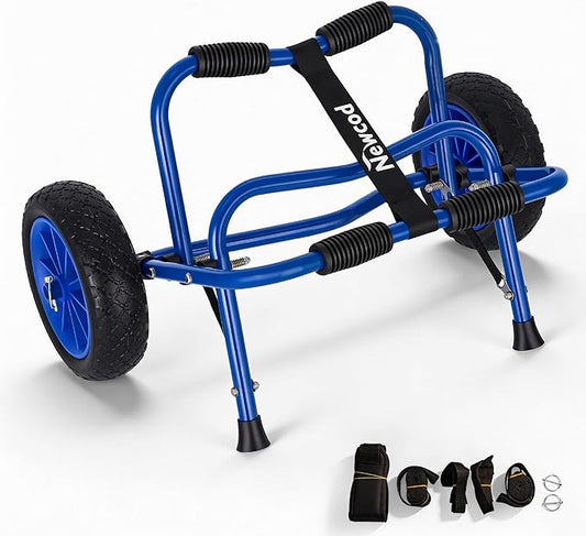 Newcod Kayak Cart, Kayak Dolly Cart for Carrying Kayak Canoe SUP Paddle Board