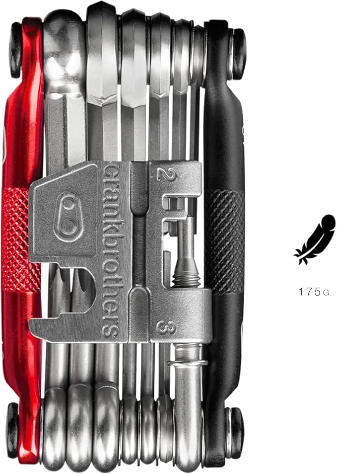 Crankbrothers Multi Tool M 19 Matte Black Red