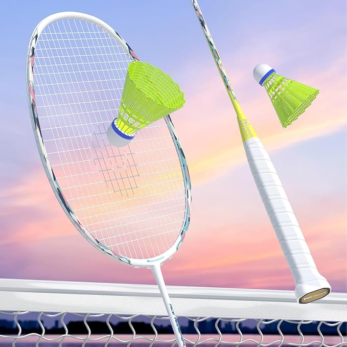 Professional Carbon Fiber Badminton Rackets Badminton Racquet for Backyards Gym