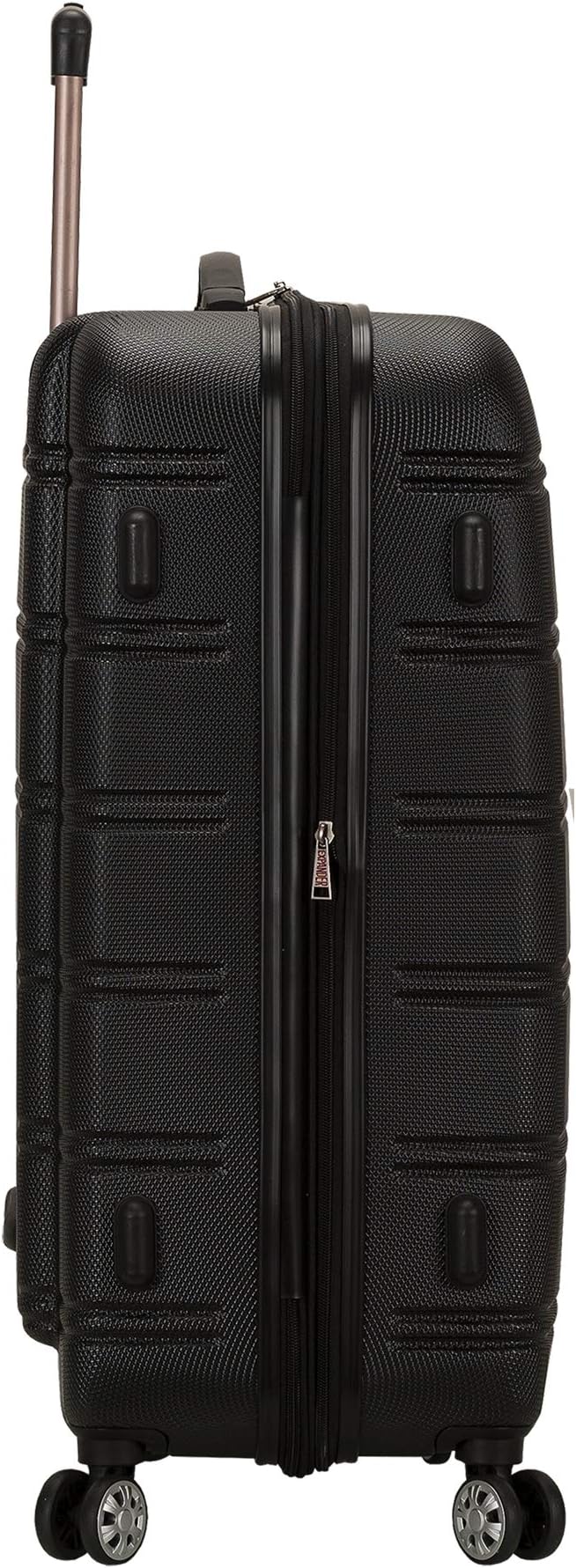 Rockland Melbourne Hardside Expandable Spinner Wheel Luggage, Black, 3-Piece Set (20/24/28)