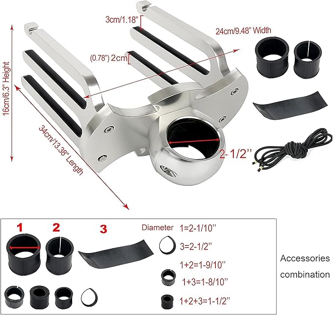 Amarine Made BAT Rack Wakeboard Tower Boat Board Racks - Wake Board Holder Bracket ZJ-HSJ-006A