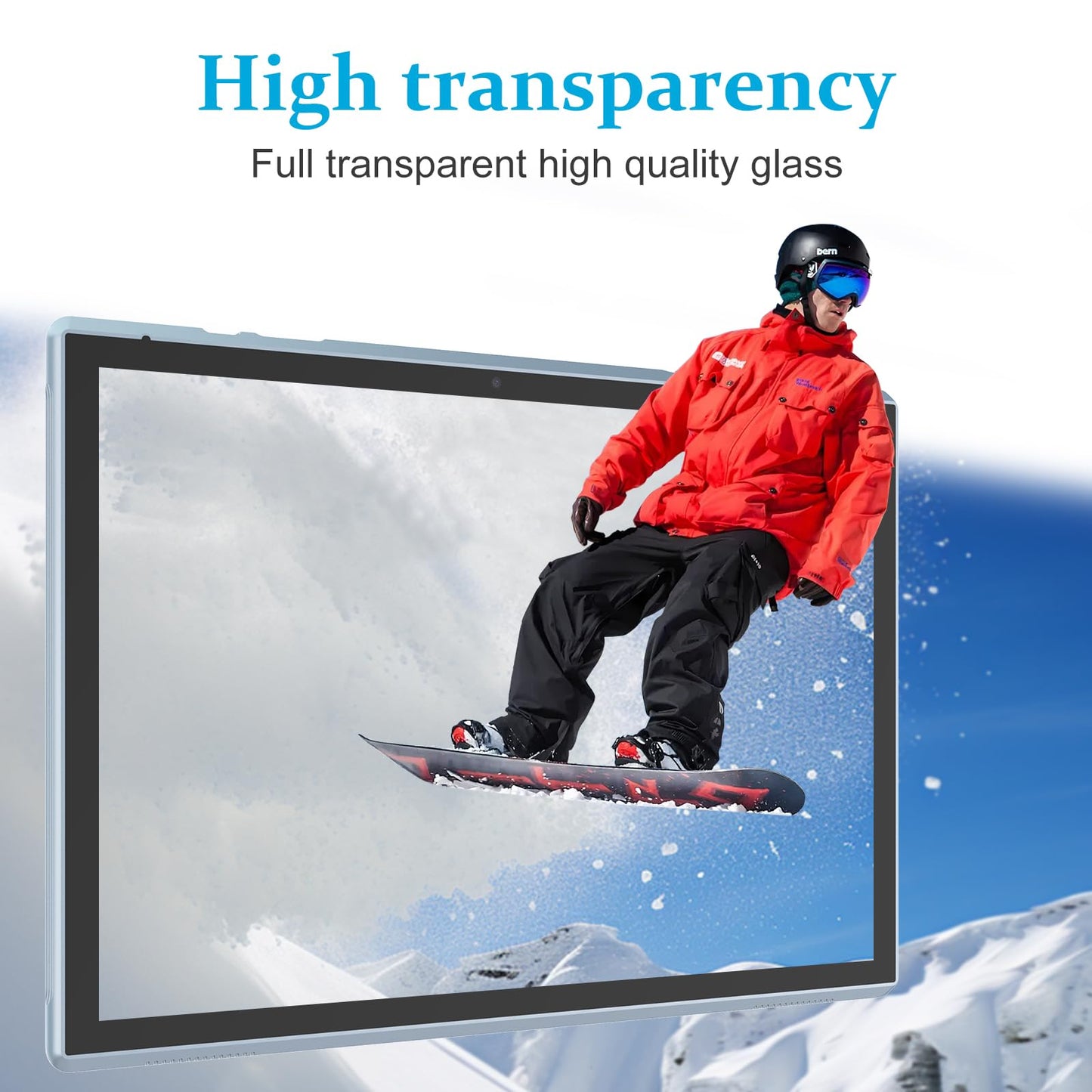 ZZB 10 inch Tablet Android 15 Tablet PC, 10.1" Android Tablets DDR4 8GB RAM 32GB ROM 2MP+8MP Dual Camera 5G WiFi-6 BT Support 1TB Expand 10 in IPS 6000mAh Battery Powerful Performance Tablets (Gray)