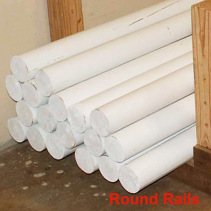 10ft Solid Colored Round Rails/Poles Wood Horse Jumps