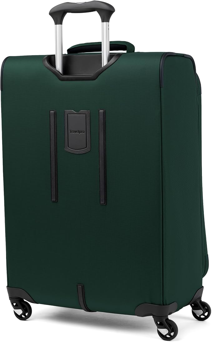Travelpro Maxlite 5 ソフトサイド 拡張可能ラゲッジ 4輪スピナー付き 軽量スーツケース 男女兼用 フォレストグリーン チェックイン-M 25インチ